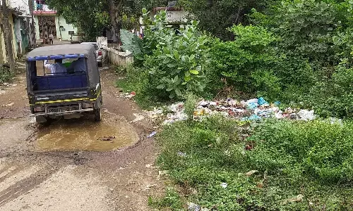 चल रहे ‘स्वच्छता ही सेवा अभियान’ के बीच शहर में जगह-जगह लगे कचरों के ढेर