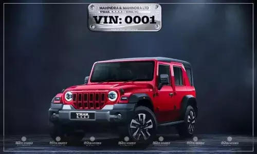 Mahindra Thar Roxx की पहली यूनिट की हुई नीलामी, 1.31 करोड़ रुपए में बिका नंबर