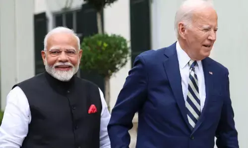 बाइडेन के आवास पर पहुंचे प्रधानमंत्री नरेंद्र मोदी, यूक्रेन और चीन के मुद्दे पर चर्चा करेंगे दोनो नेता