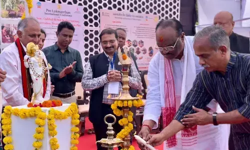 मानव संग्रहालय में केन्द्रीय राज्यमंत्री दुर्गादास उइके ने अंतर राष्ट्रीय सम्मेलन पूर्व लोकमंथन का किया शुभारंभ