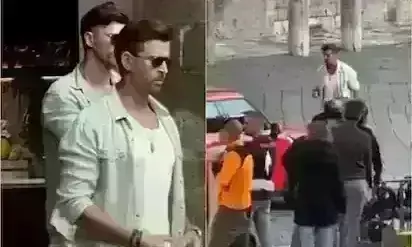 लगातार लीक हो रहे मोस्ट अवेटेड फिल्म वॉर 2 के शूटिंग वीडियो, ऋतिक रोशन इटली में कर रहे फिल्म कि शूटिंग