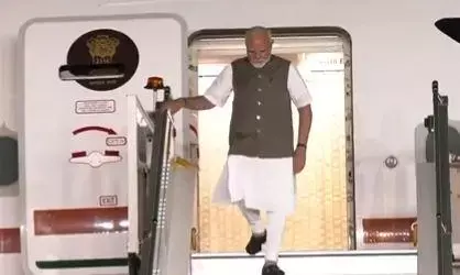 तीन दिवसीय अमेरिकी यात्रा के बाद देश लौटे पीएम मोदी, दिल्ली एयरपोर्ट पर किया गया स्वागत