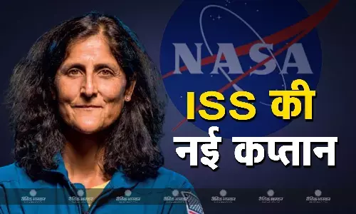 12 साल बाद दोबारा आईएसएस की कप्तान बनी सुनीता, रूसी एस्ट्रोनॉट कोनोनेंको ने सौंपी  कमान