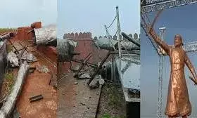 खराब वेल्डिंग और जंग की वजह से ढही थी शिवाजी महाराज की मूर्ति