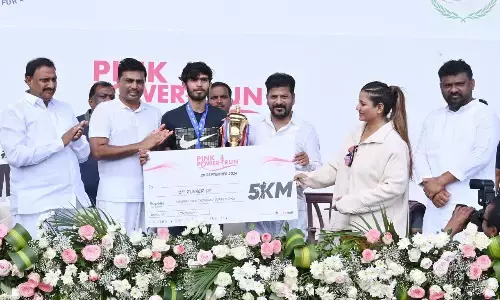 स्तन कैंसर जागरूकता के लिए पिंक पावर रन का आयोजन, गिनीज रिकॉर्ड बनाने का प्रयास स्तन कैंसर जागरूकता के लिए पिंक पावर रन का आयोजन, गिनीज रिकॉर्ड बनाने का प्रयास