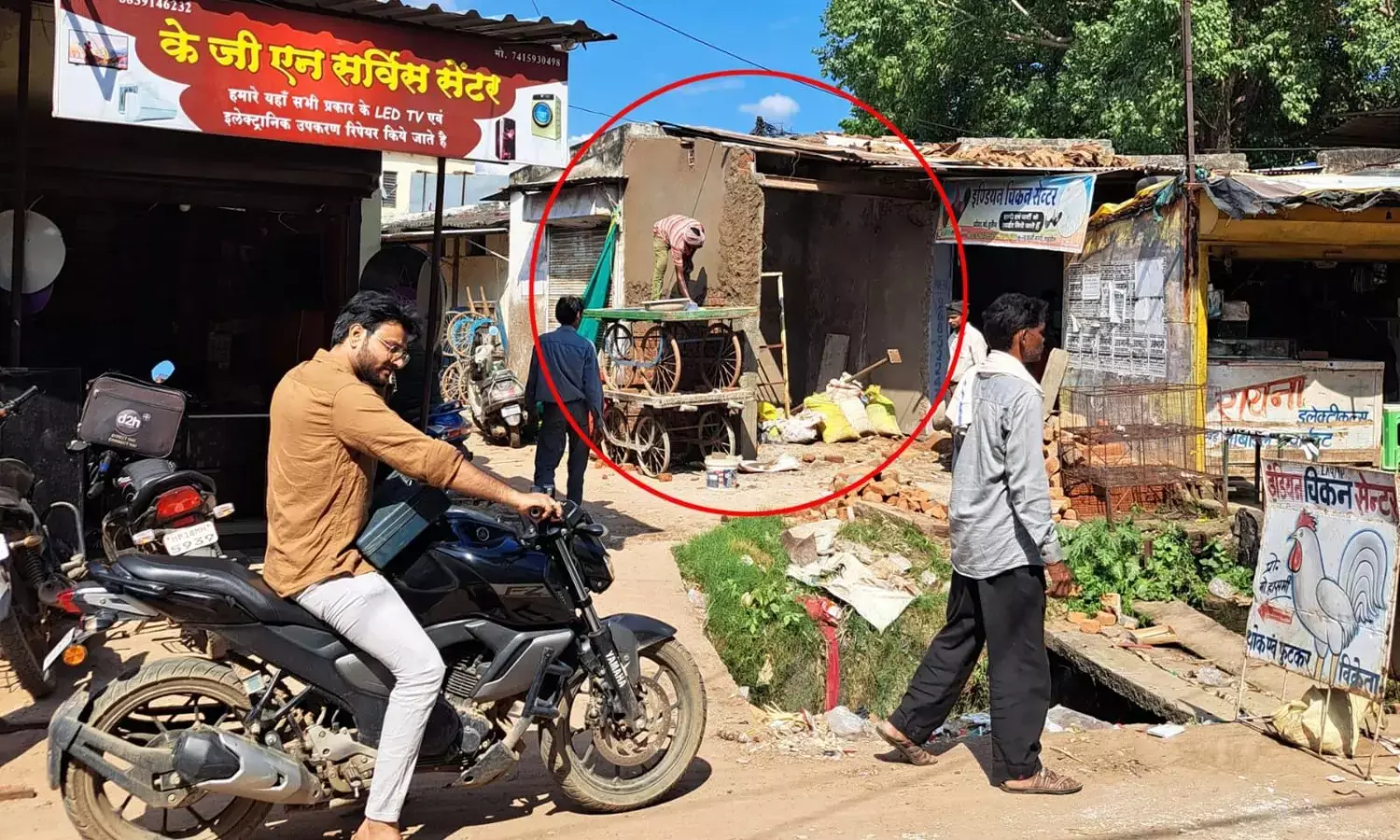 नगर पालिका ही दे रही अवैध अतिक्रमण को बढ़ावा