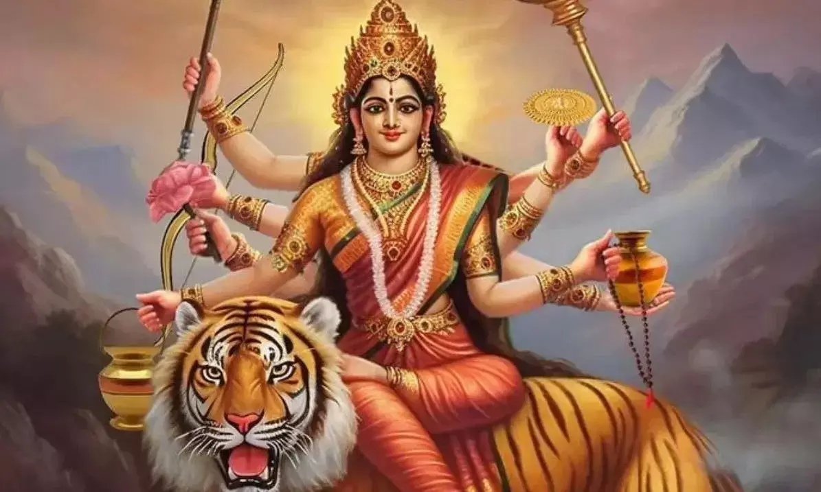 नवरात्रि के तीसरे दिन मां चंद्रघंटा को प्रसन्न करने के लिए पहने भूरे रंग के कपड़े, यहां से लें इंस्पिरेशन
