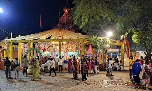 नवरात्रि, जगह-जगह स्थापित पंडालों में दिखती है सामाजिक एकजुटता की झलक