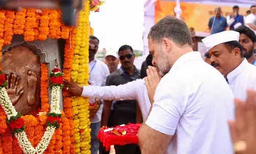 राहुल गांधी बोले - हम आरक्षण की सीमा को 50% से ऊपर बढ़ाएंगे, जातिगत जनगणना भी कराएंगे
