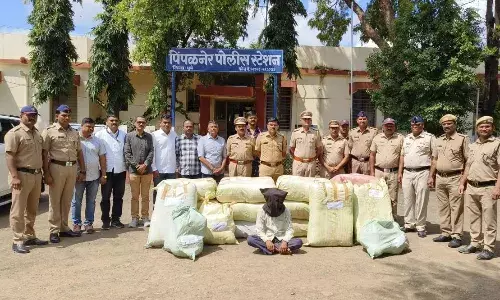 सवा करोड़ रुपये का गांजा सहित ट्रैक्टर-ट्रॉली जब्त, पुलिस को मिली बड़ी कामयाबी