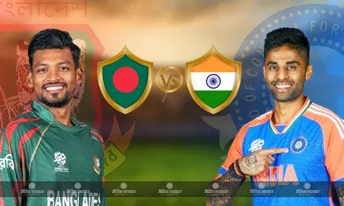 बांग्लादेश के खिलाफ मुकाबले में भारत ने 7 विकेट से दर्ज की जीत, सीरीज में 1-0 से हासिल की बढ़त बांग्लादेश के खिलाफ मुकाबले में भारत ने 7 विकेट से दर्ज की जीत, सीरीज में 1-0 से हासिल की बढ़त