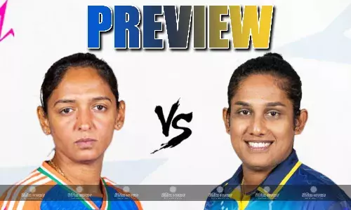 श्रीलंका के खिलाफ मुकाबले को तैयार भारतीय टीम, हरमनप्रीत और अरुंधती से शानदार प्रदर्शन की उम्मीद श्रीलंका के खिलाफ मुकाबले को तैयार भारतीय टीम, हरमनप्रीत और अरुंधती से शानदार प्रदर्शन की उम्मीद