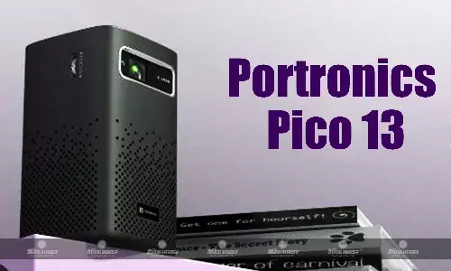 Portronics Pico 13 पोर्टेबल प्रोजेक्टर भारत में हुआ लॉन्च, इसमें है 4K रिजॉल्यूशन और रिचार्जेबल बैटरी