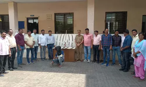 चंद्रपुर में हथियारों के जखीरे के साथ एक आरोपी गिरफ्तार