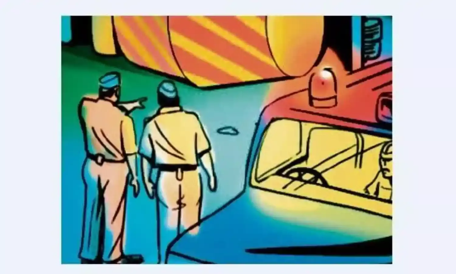 ट्रक ने बाइक को टक्कर मारी दम्पति घायल, बेटी की मौत
