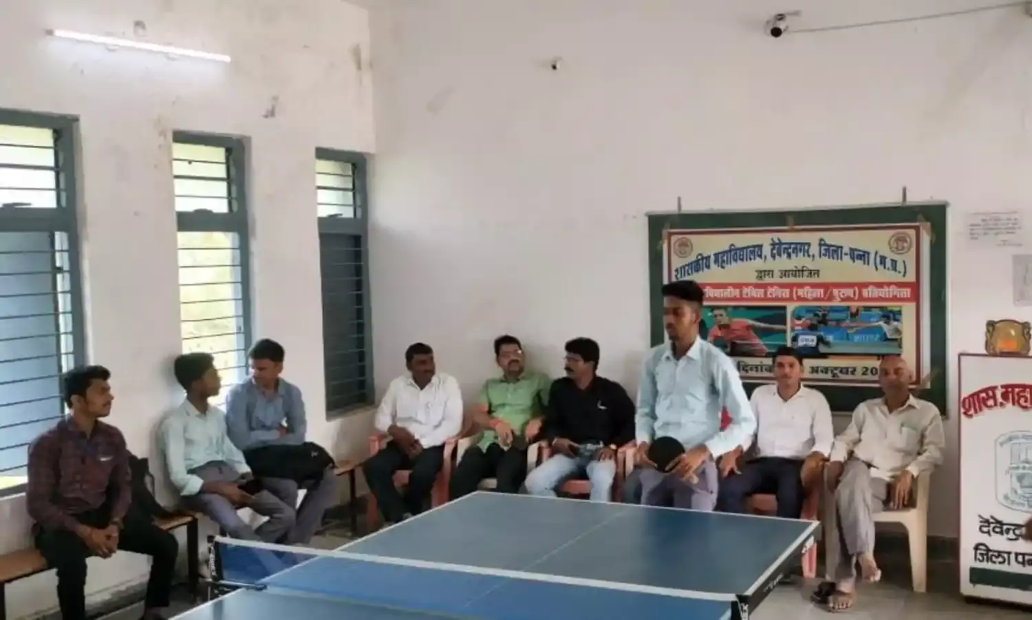 टेबिल टेनिस प्रतियोगिता में छत्रशाल महाविद्यालय पन्ना रहा विजेता