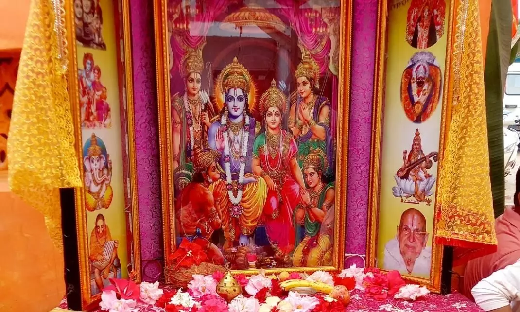 श्री रामचरितमानस पाठ के समापन पर हुआ भंडारा श्री रामचरितमानस पाठ के समापन पर हुआ भंडारा