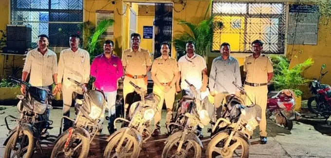 चोरी की बाइक बेचने के लिए आया था ससुराल, पुलिस ने जालबिछाकर दबोचा