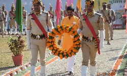 Panna News- पुलिस स्मृति दिवस पर शहीद परेड का किया गया आयोजन