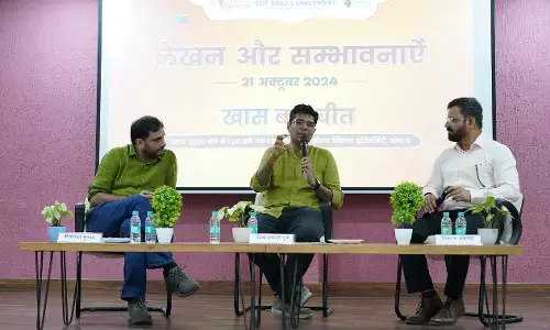 स्कोप ग्लोबल स्किल्स यूनिवर्सिटी में प्रसिद्ध लेखक नीलोत्पल मृणाल और दिव्य प्रकाश दुबे के साथ लेखन पर वर्कशॉप का आयोजन