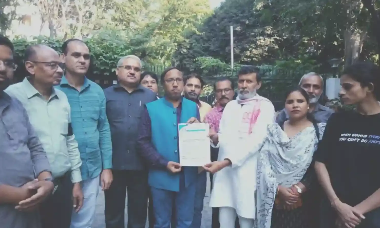 भारत जोड़ो अभियान ने महाराष्ट्र सदन के बाहर किया विरोध प्रदर्शन
