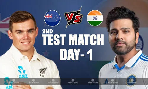 अश्विन-सुंदर की जोड़ी ने पहले दिन मचाया धमाल, 259 रनों पर सिमटी कीवी टीम अश्विन-सुंदर की जोड़ी ने पहले दिन मचाया धमाल, 259 रनों पर सिमटी कीवी टीम