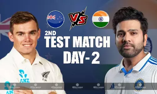 दूसरे दिन 156 रनों पर ढेर हुई टीम इंडिया, स्टंप्स तक कीवी टीम ने हासिल की 301 रन की बढ़त दूसरे दिन 156 रनों पर ढेर हुई टीम इंडिया, स्टंप्स तक कीवी टीम ने हासिल की 301 रन की बढ़त