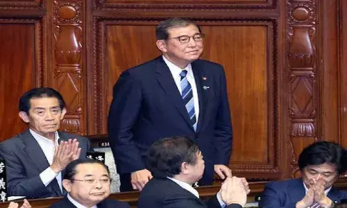 जापान के प्रधानमंत्री शिगेरू इशिबा की सरकार की किस्मत का फैसला आज जापान के प्रधानमंत्री शिगेरू इशिबा की सरकार की किस्मत का फैसला आज