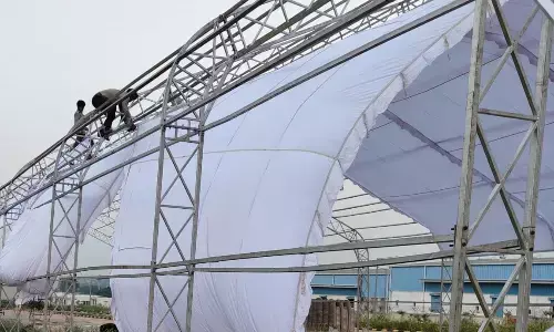 मेडिकल में युद्ध स्तर पर तैयारियां, परिसर में बन रहा डोम, 29 को होगा लोकार्पण, राज्यपाल व उपमुख्यमंत्री आएंगे, कवायद में जुटे रहे अफसर