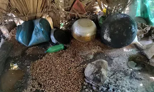 जंगल परिसर में शुरू अवैध शराब भटि्ठयों पर छापा, हजारों रुपए का माल जब्त