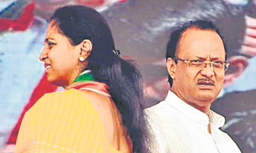 सुले पर अजित ने साधा निशाना, पूछा - बेटी का जन्म दिन मनातीं, कोर्ट क्यों गईं