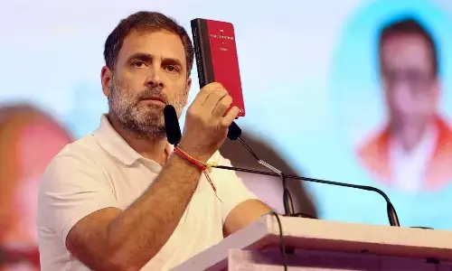 राहुल गांधी ने BJP-RSS को घेरा, घोषणापत्र जारी करते हुए लगाए कई गंभीर आरोप