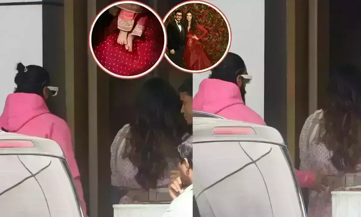 बेटी के साथ पहली बार स्पॉट हुए दीपिका पादुकोण और रणवीर सिंह, दुआ को सीने से लगाए दिखीं एक्ट्रेस बेटी के साथ पहली बार स्पॉट हुए दीपिका पादुकोण और रणवीर सिंह, दुआ को सीने से लगाए दिखीं एक्ट्रेस
