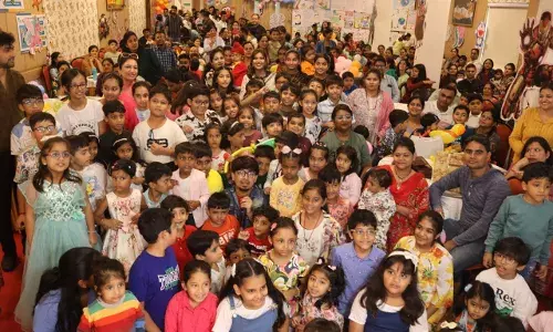 खेल खेल में बच्चो ने समझा हेल्दी फ़ूड हैबिट्स व फिट रहने के फंडे