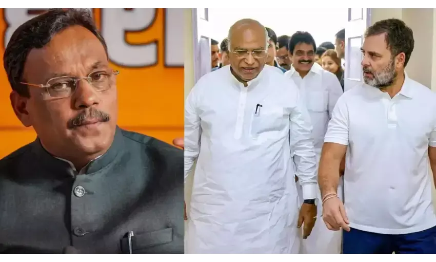 भाजपा महासचिव तावडे ने खड़गे-राहुल और सुप्रिया को भेजा मानहानि का नोटिस भाजपा महासचिव तावडे ने खड़गे-राहुल और सुप्रिया को भेजा मानहानि का नोटिस