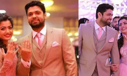 विजय देवरकोंडा से अफेयर की चर्चा के बीच रश्मिका मंदाना-रक्षित शेट्टी की इंगेजमेंट का पुराना वीडियो वायरल