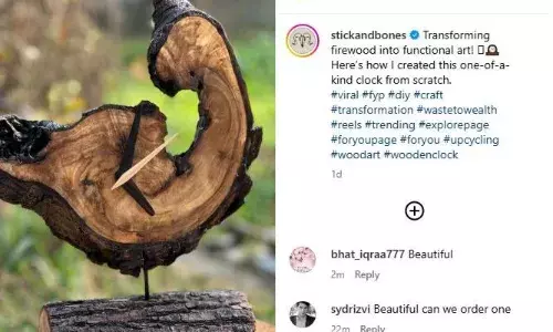 शख्स को मिली टूटी डाली, आरी से काटकर ले आया घर, उस टूटी हुई डाली से बनाई ऐसी चीज, देखकर हो गए सब इंप्रेस