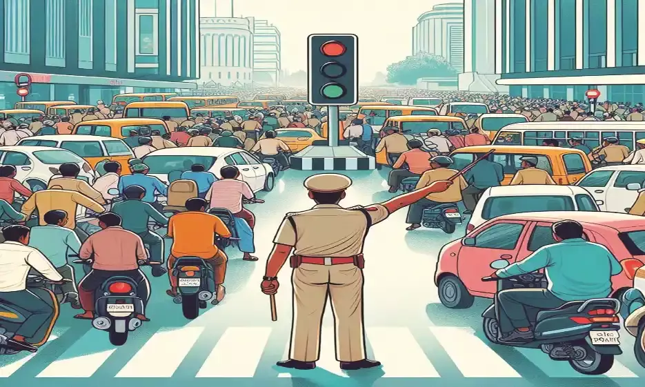 पद भरे, तो ट्रैफिक सुधरे - हाईकोर्ट में पुलिस आयुक्त का शपथ-पत्र, दी जानकारी