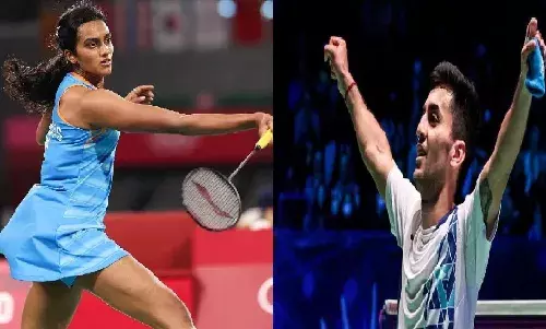 पीवी सिंधू और लक्ष्य सेन ने मचाया धमाल, शानदार प्रदर्शन के बदौलत टूर्नामेंट के सेमीफाइनल में की एंट्री पीवी सिंधू और लक्ष्य सेन ने मचाया धमाल, शानदार प्रदर्शन के बदौलत टूर्नामेंट के सेमीफाइनल में की एंट्री