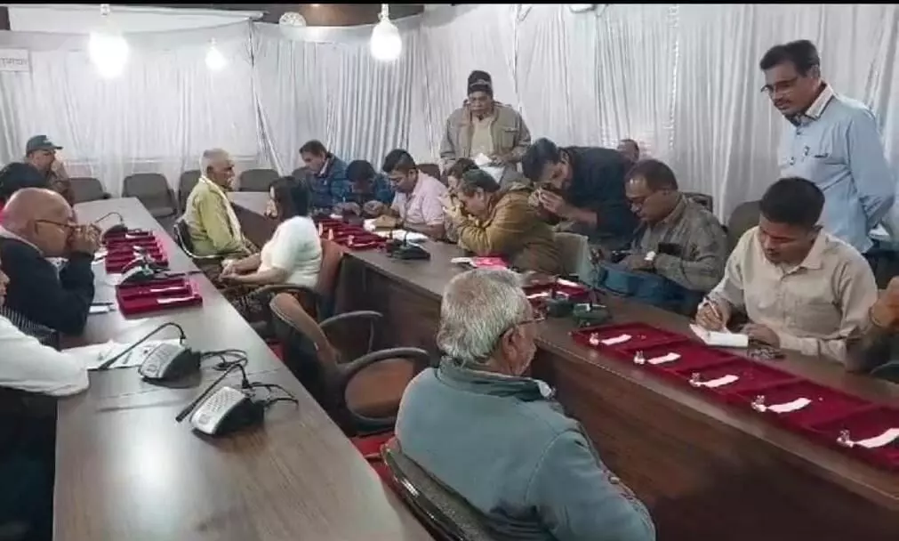 ९३ लाख ७९ हजार रूपए की बोली पर नीलाम हुआ १९.२२ कैरेट का हीरा ९३ लाख ७९ हजार रूपए की बोली पर नीलाम हुआ १९.२२ कैरेट का हीरा
