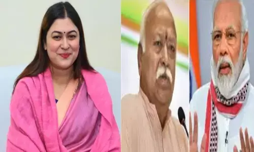 कांग्रेस ने कहा - भाजपा और आरएसएस है देश की सबसे बड़ी टुकड़े - टुकड़े गैंग