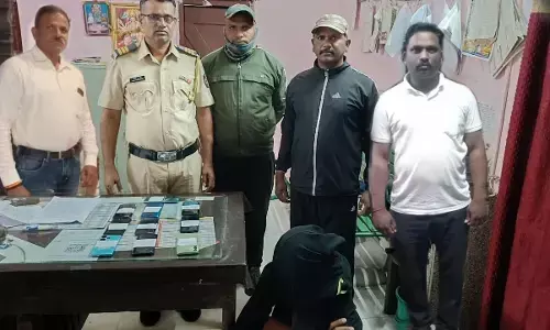 ट्रेनों से मोबाइल चुराने वाले आरोपी को पुलिस ने किया गिरफ्तार