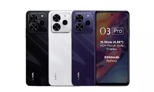 Lava O3 Pro भारत में अमेजन पर हुआ लिस्ट, जानिए कीमत, डिजाइन और स्पेसिफिकेशन Lava O3 Pro भारत में अमेजन पर हुआ लिस्ट, जानिए कीमत, डिजाइन और स्पेसिफिकेशन
