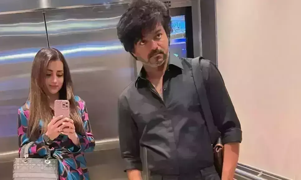 डेटिंग की अफवाहों के बीच साथ नजर आए थलापति विजय और तृषा, एक्ट्रेस कीर्ति सुरेश की शादी पर साथ पहुंचा कपल