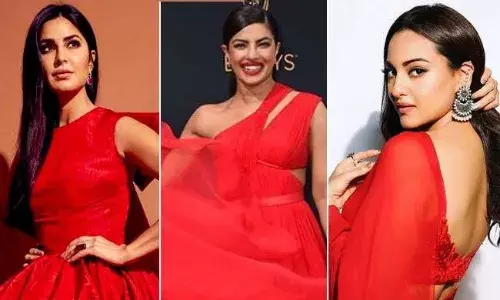क्रिसमस पार्टी के लिए खोज रही हैं यूनिक रेड आउटफिट तो, इन एक्ट्रेसेस के क्लासी लुक से ले आईडियाज