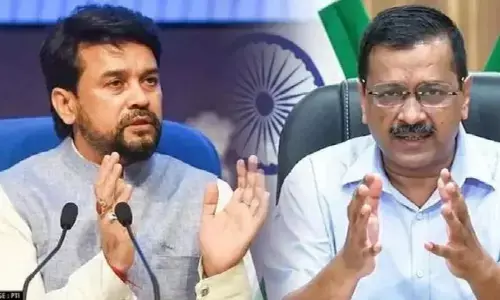 दस साल दिल्ली में केवल भ्रष्टाचार ही भ्रष्टाचार नजर आया, अनुराग ठाकुर ने केजरीवाल पर साधा निशाना