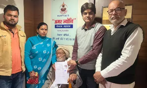 इकलौते स्वतंत्रता संग्राम सेनानी भैय्या बहादुर सिंह ने लिया देहदान का संकल्प