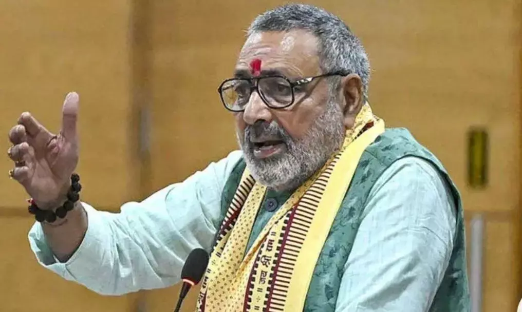 कांग्रेस खानदान को माफी मांगनी चाहिए, केंद्रीय मंत्री गिरिराज सिंह ने दिया बड़ा बयान