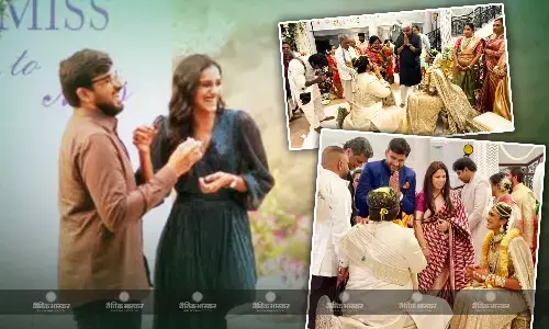 भारत की इकलौती बैडमिंटन विश्व चैंपियन पीवी सिंधु ने वेंकट दत्ता साई से रचाई शादी, सोशल मीडिया पर वायरल हुई तस्वीरें भारत की इकलौती बैडमिंटन विश्व चैंपियन पीवी सिंधु ने वेंकट दत्ता साई से रचाई शादी, सोशल मीडिया पर वायरल हुई तस्वीरें