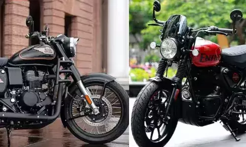 बुलैट या हंटर में से एक बाइक लेने का कर रहे हैं प्लान, यहां देखें डिटेल कंपैरिजन, दूर करें कंफ्यूजन बुलैट या हंटर में से एक बाइक लेने का कर रहे हैं प्लान, यहां देखें डिटेल कंपैरिजन, दूर करें कंफ्यूजन